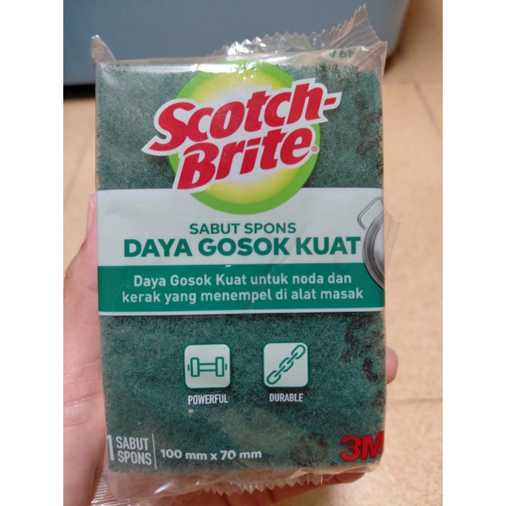 Jual 5pc Scotch Brite Sabut Spons 100mm×70mm | Shopee Indonesia