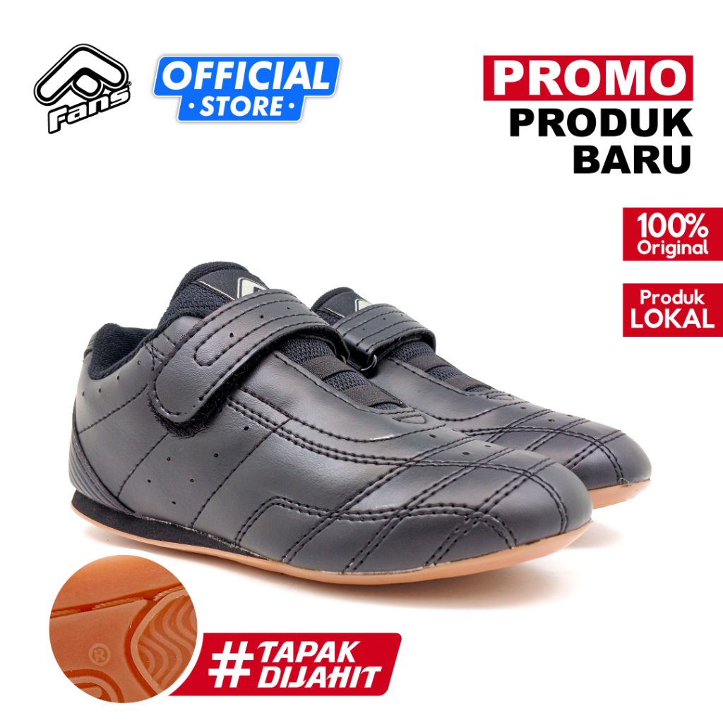 Jual Sepatu Sekolah Anak Fans Rush (Taekwondo) Tapak Dijahit