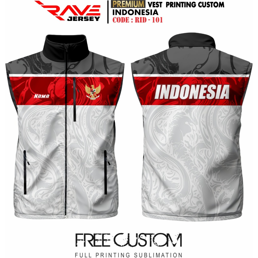 Jual ROMPI INDONESIA FULL PRINTING CUSTOM ROMPI MERAH PUTIH ROMPI ...