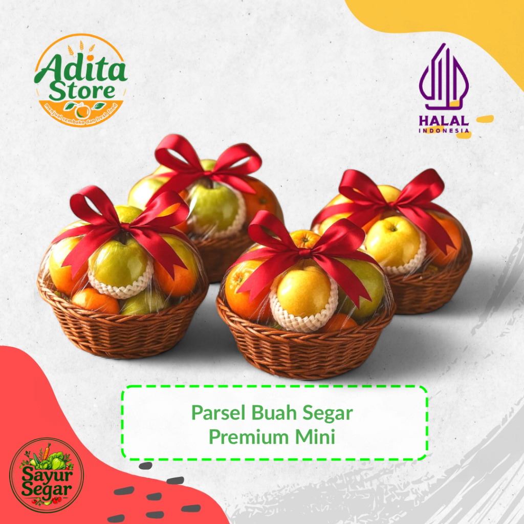 Jual Parcel Buah Segar Premium | Parsel Mini Free Kartu Ucapan dan Pita ...
