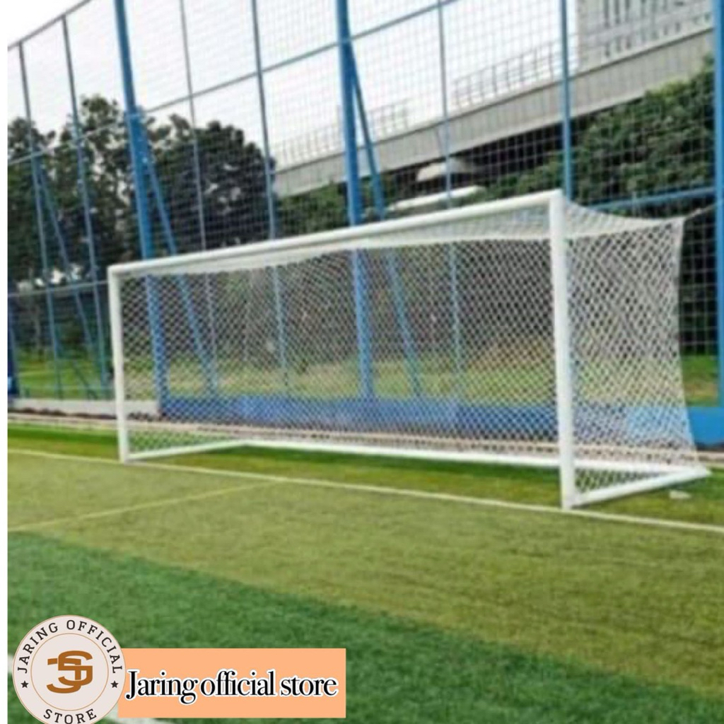 Jual Jaring gawang sepak bola custom bahan talipoy 4 mili lubang jaring ...