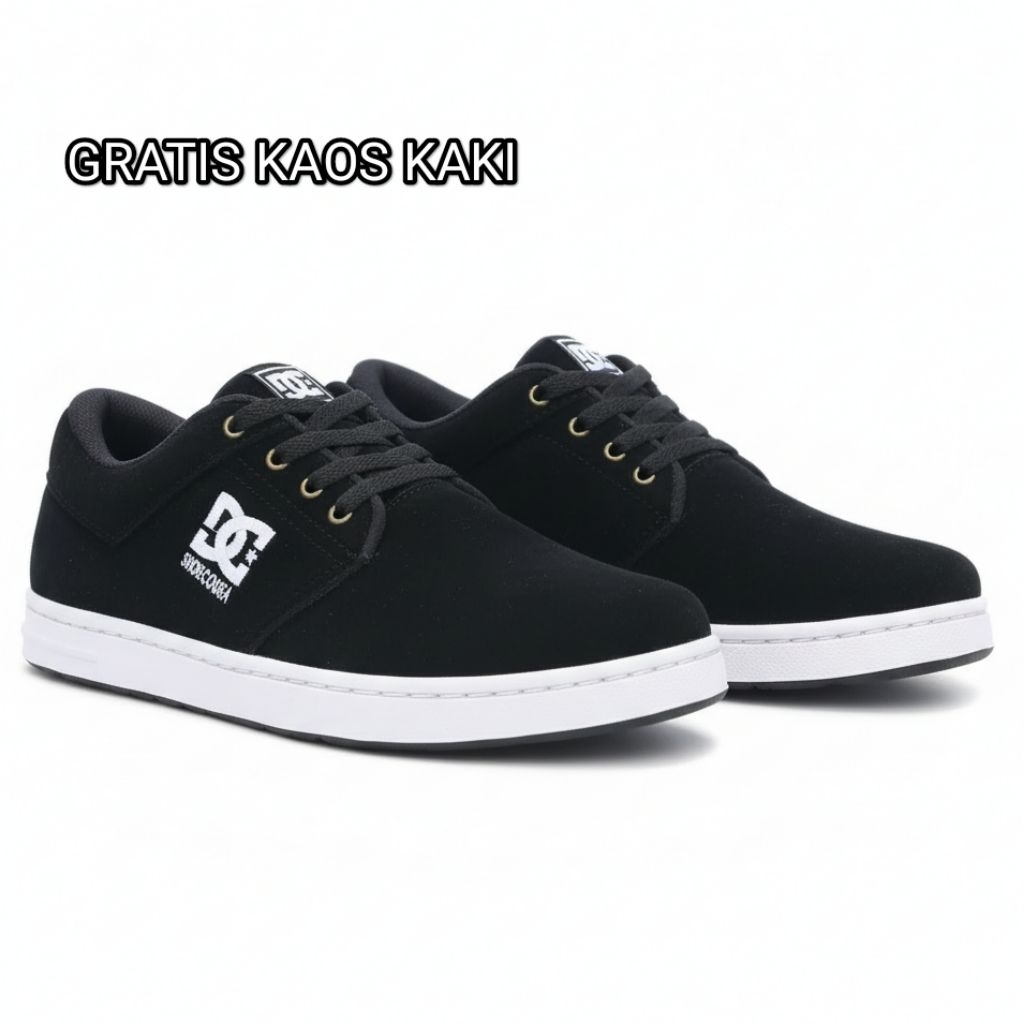Jual SEPATU DC HIGH DAN LOW,SEPATU HITAM LIS PUTIH, SOL SUDAH DI JAHIT ...