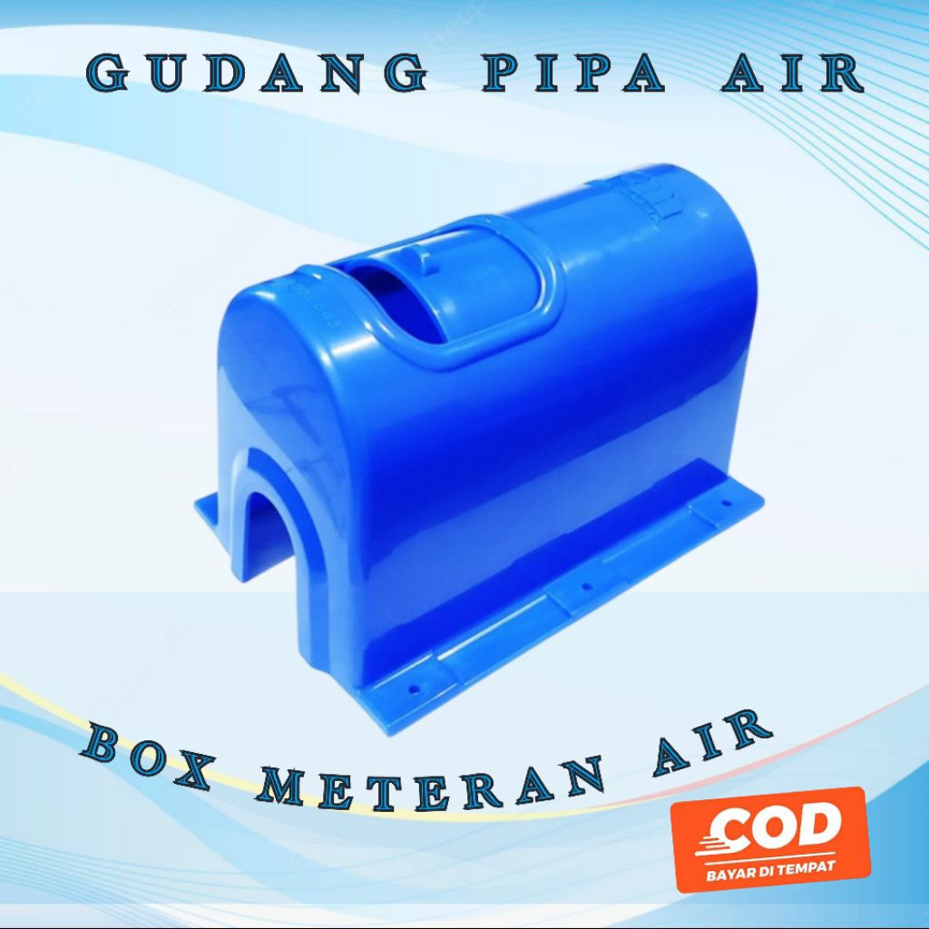 Jual box meteran air atau tutup meteran air pdam warna biru | Shopee ...