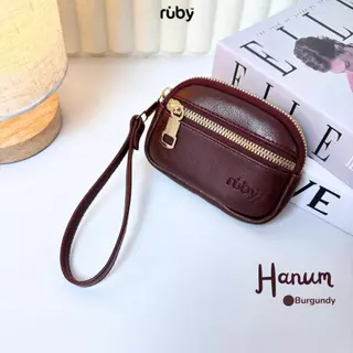 RUBY - DOMPET KOIN 2 RUANG - HANUM DOMPET - DOMPET KOIN WANITA - DOMPET KARTU