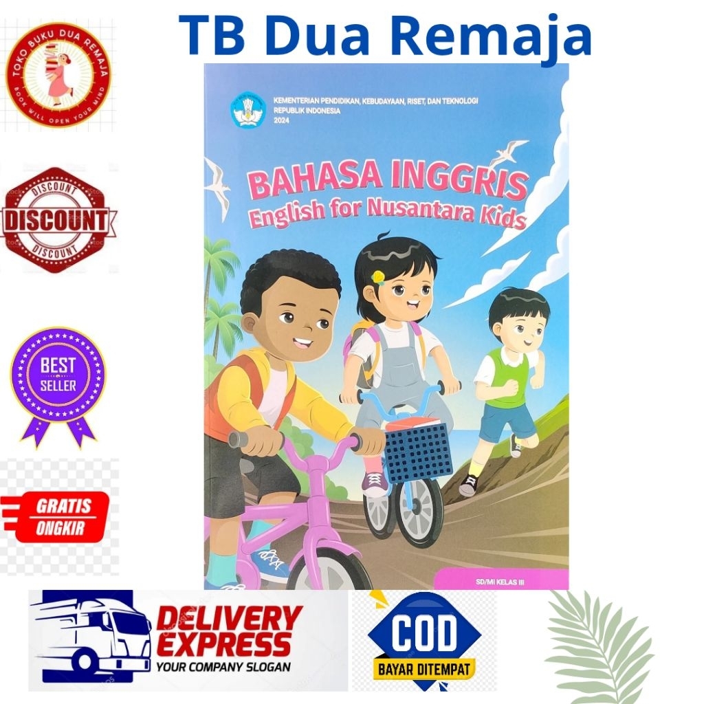 Jual Buku BAHASA INGGRIS SD Kelas 3 English For Nusantara KIDS KURMER ...