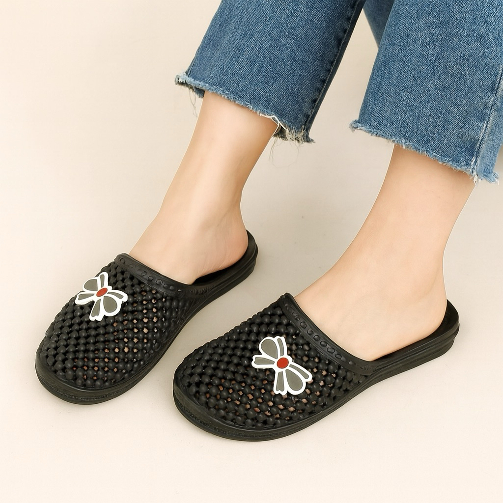 Jual 027 Sandal selop karet wanita Belair selop lucu tren kekinian ...