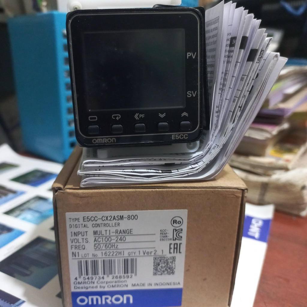 Jual Temperature Controller E5CC-CX2ASM-800 OMRON ORIGINAL OMRON ...