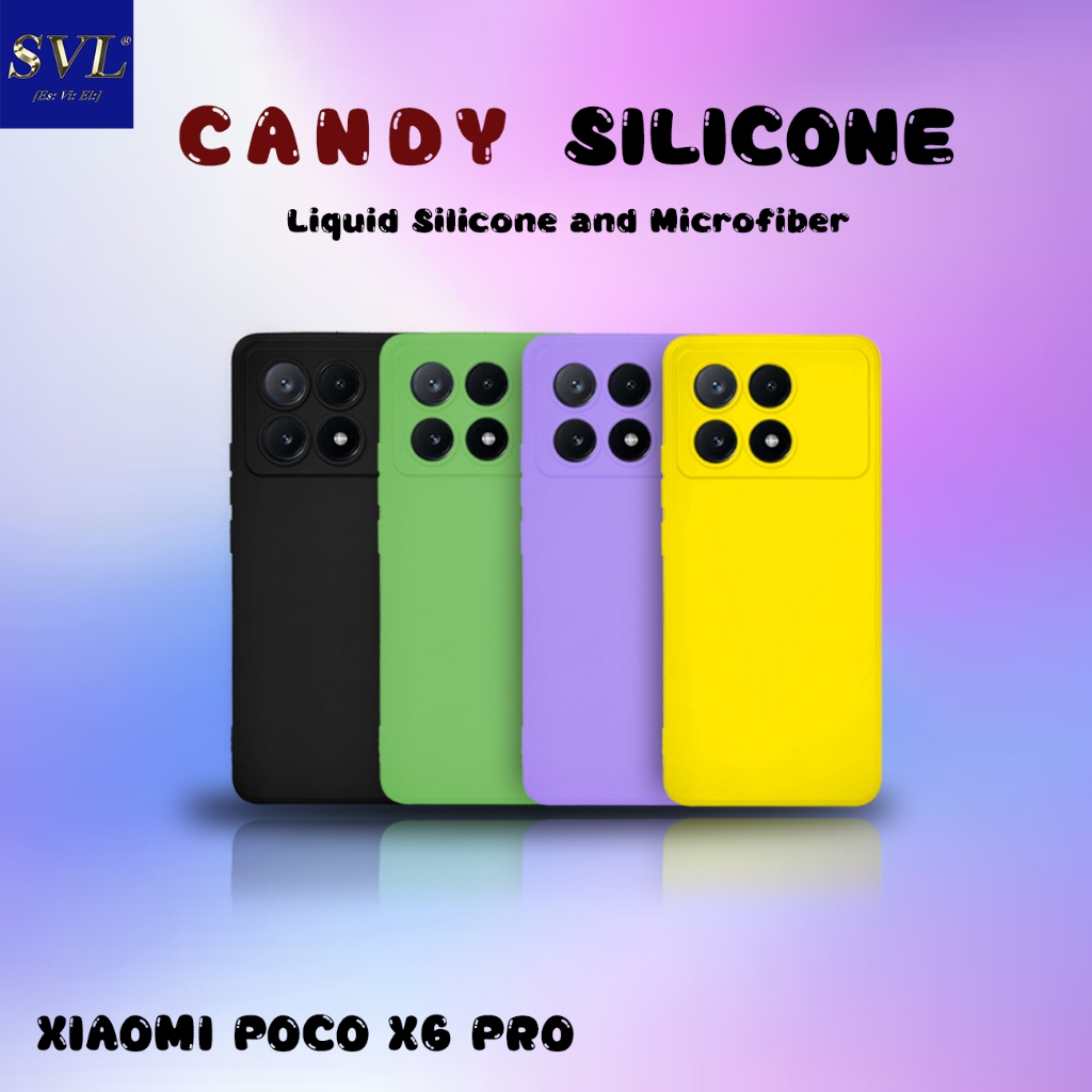 Jual Xiaomi Poco X6 Pro 5G Candy Case Softcase MICROFIBER SUEDE Casing ...