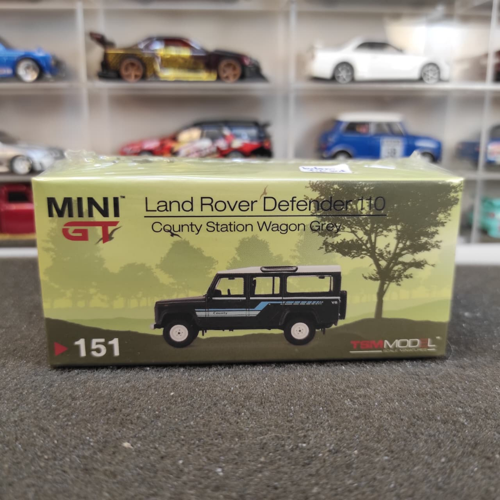 Jual Mini GT 151 Land Rover Defender 110 County Station Wagon Grey ...