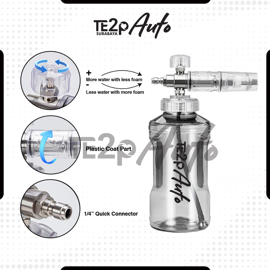 Jual Te2p Auto Foamlance 3.0 Kapasitas 1 Liter Quick Release Adaptor 1/ ...