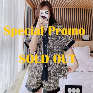 Pendek Setelan Baju Tidur Piyama Wanita Dewasa Satin Premium Lengan Pendek Celana Pendek 003