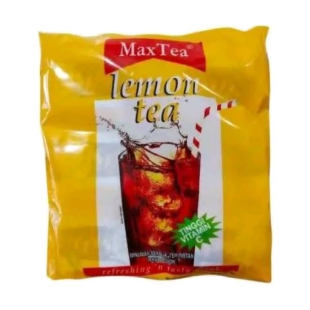 Jual Max Tea Lemon Tea 1 pak isi 30sachet x 25gr (minim 2pak) | Shopee ...