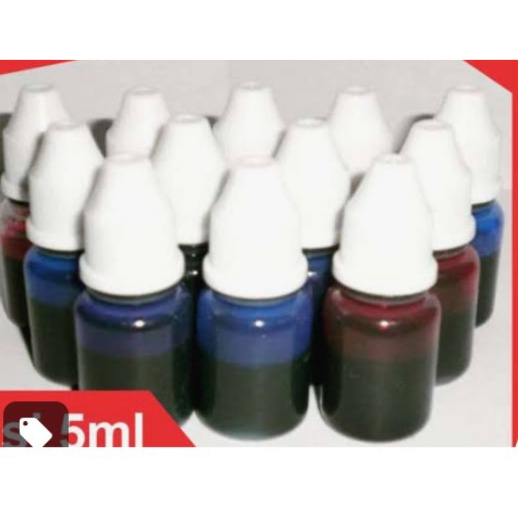 Jual tinta stempel flash semua warna 1 botol kecil isi 5 ml | Shopee ...