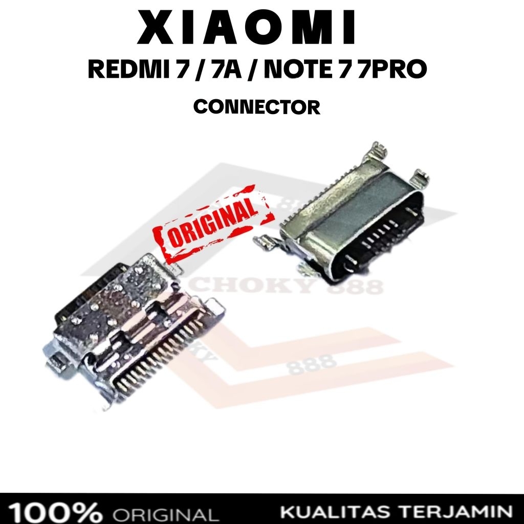 Jual ORIGINAL PLUG IN XIAOMI REDMI 7 | 7A | NOTE 7 | 7PRO CONNECTOR CAS ...