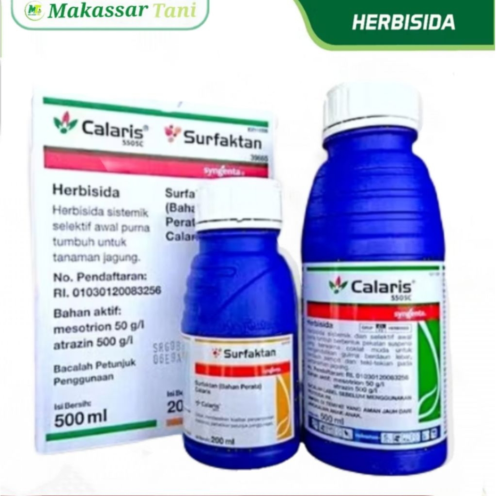 Jual CALARIS 550 SC HERBISIDA 500 ML RACUN RUMPUT TANAMAN JAGUNG ...