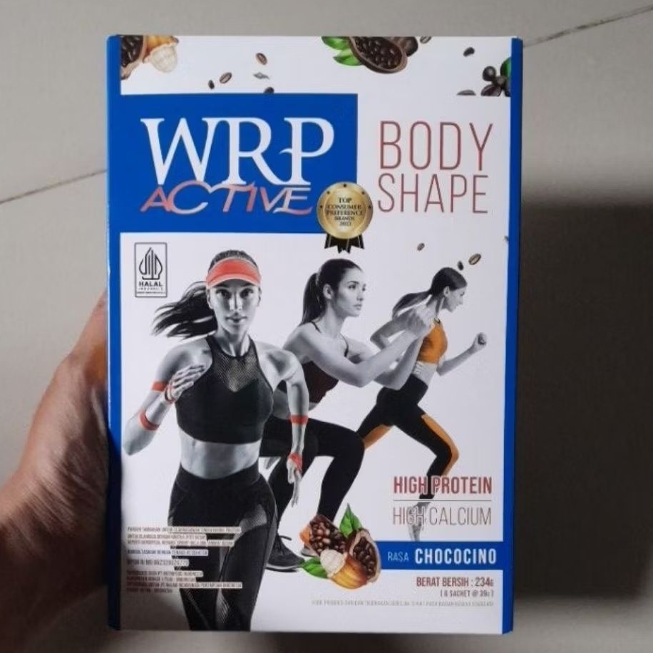 Jual WRP active Body shape rasa chococino susu diet Slimming Milk ( 6 ...