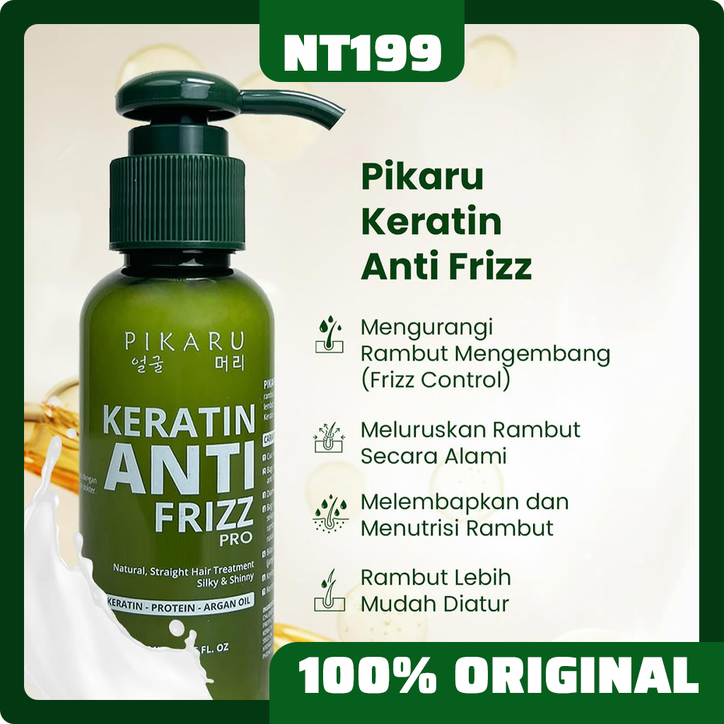 Jual PIKARU Keratin Treatment Anti Frizz - Mengurangi Rambut Mengembang ...