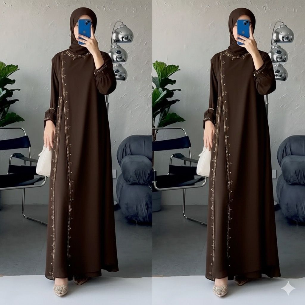 Jual NATASYA DRESS BEST SELLER GAMIS SIMPEL KEKINIAN TWO IN ONE LOOK ...