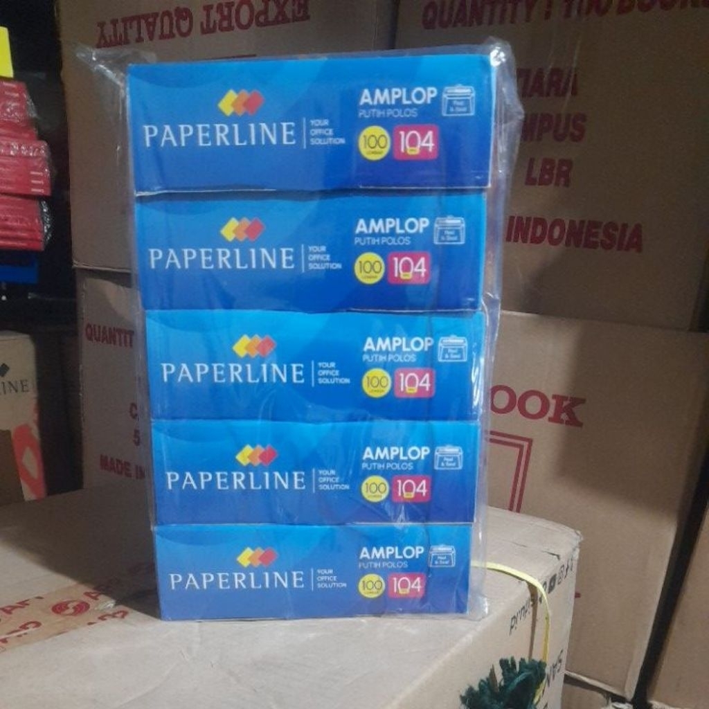 Jual Amplop Paperline 104 1bal isi 5 pak | Shopee Indonesia
