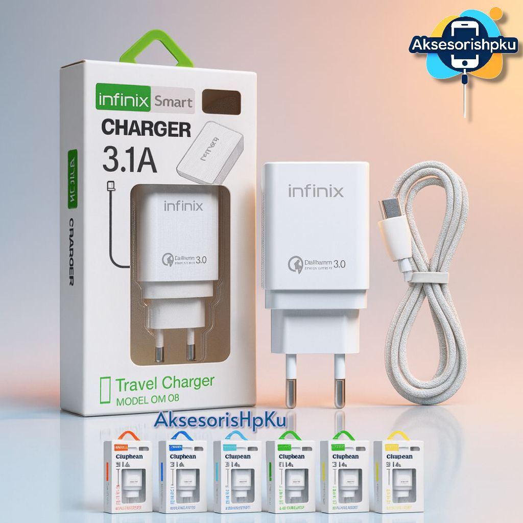 Jual Travel Charger INFINIX A80 3.1A Casan Cepat USB Micro CM-06 ...