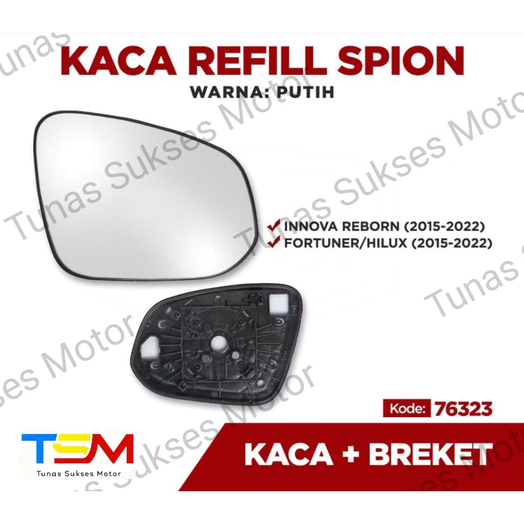 Jual KACA SPION ONLY MOBIL TOYOTA INNOVA REBORN / FORTUNER/ HILUX ...