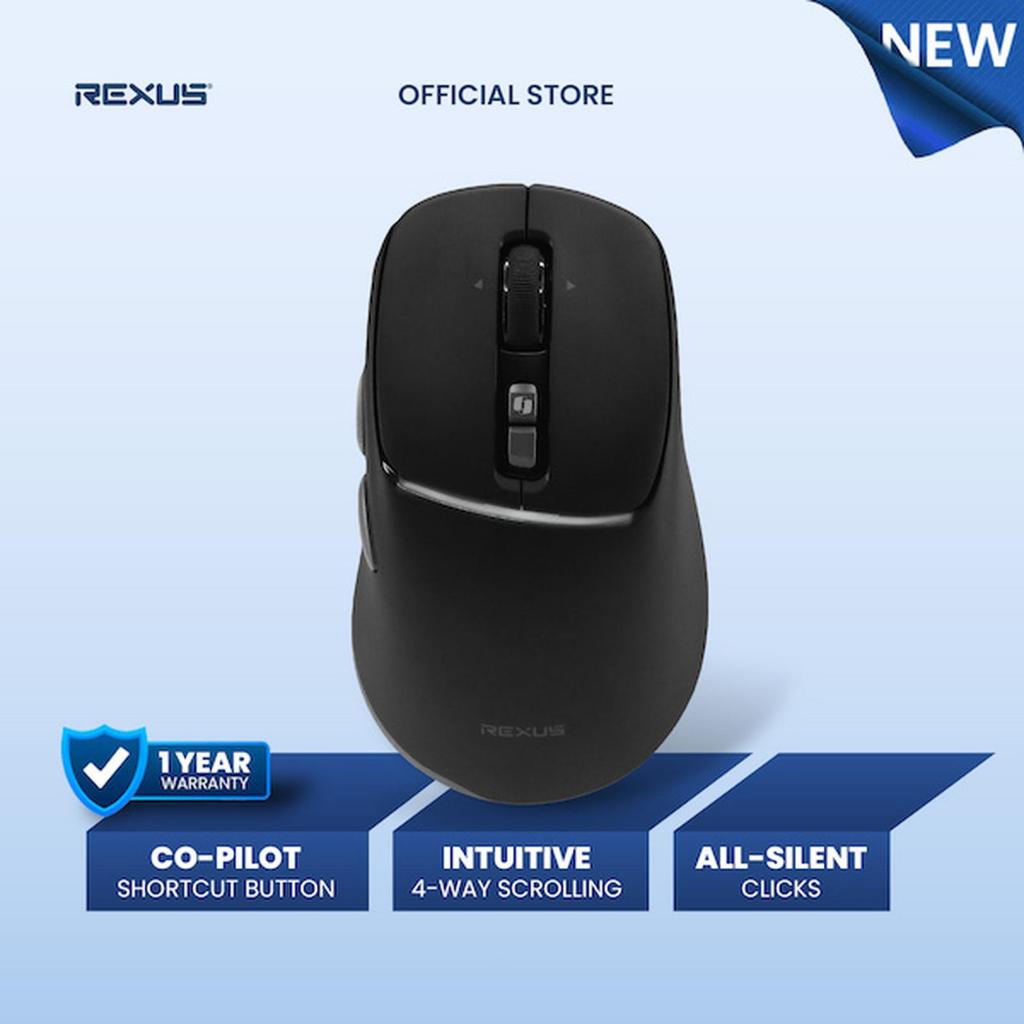 Jual Rexus Nava Pro Q15 Mouse Office Wireless Silent Click - Ergonomic ...