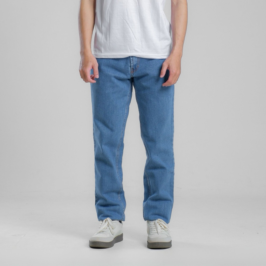Jual Swer Project - Celana Jeans Pria Straight Fit – Denim Pants Light ...