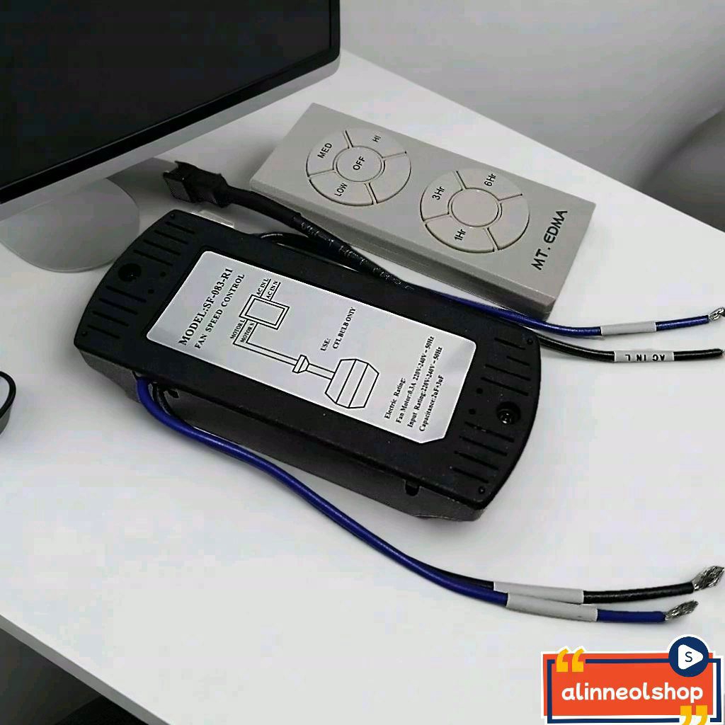 Jual Remote Control 5 + Receiver Kipas MT.Edma ATLAS | Shopee Indonesia