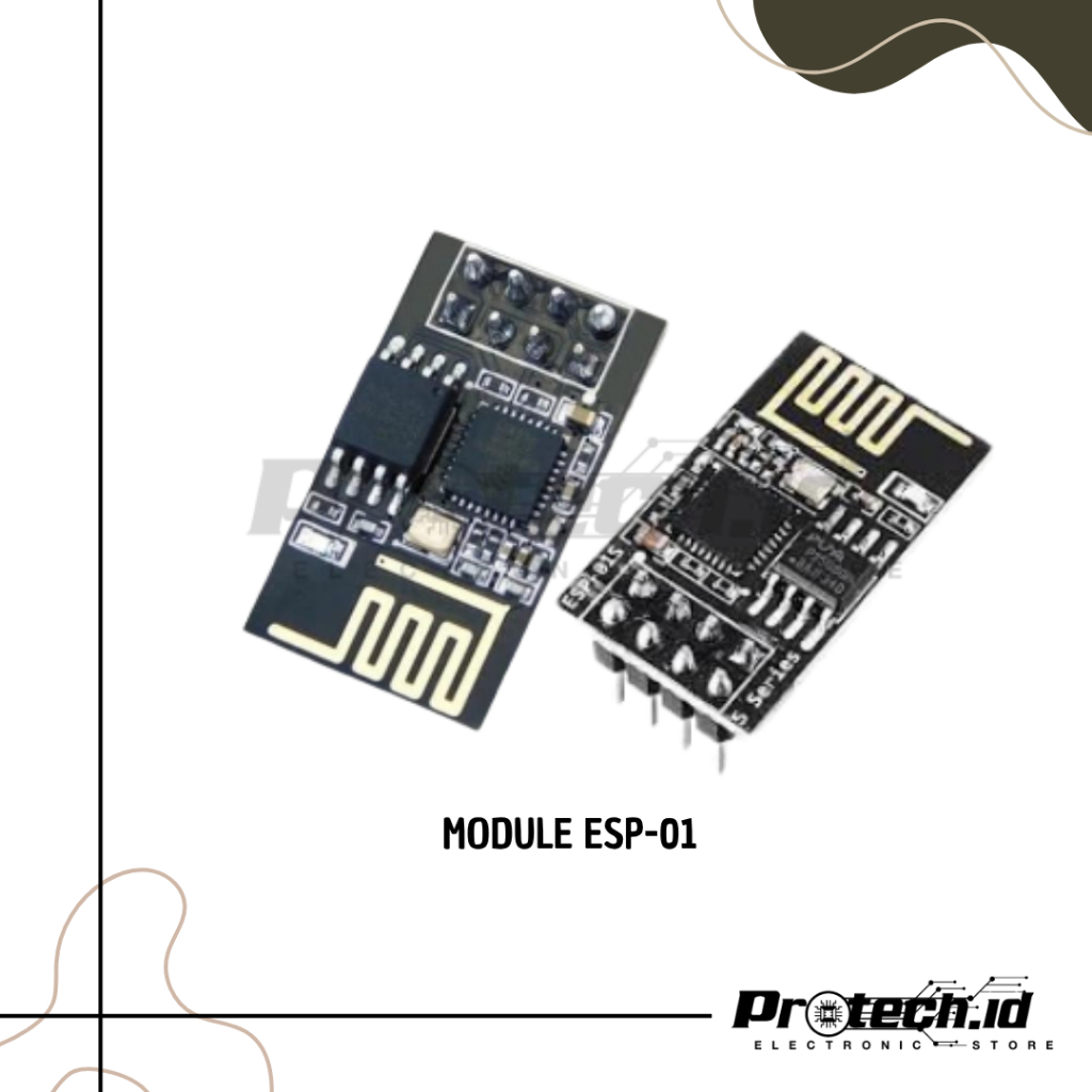 Jual Protech.id ESP-01 Wireless Module ESP01 WiFi Versi Baru 3.3V ...
