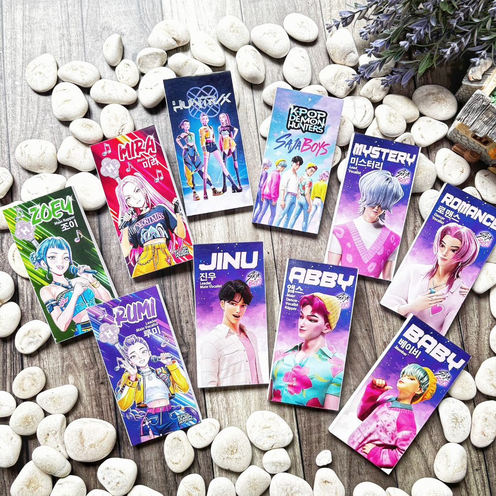Jual Kpop Demon Hunters Mini Long Notes Writing Notebook Small Notebook ...