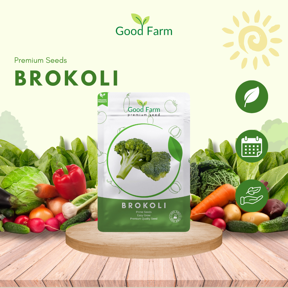 GoodFarm - Benih Brokoli Premium Kemasan Urban Farming