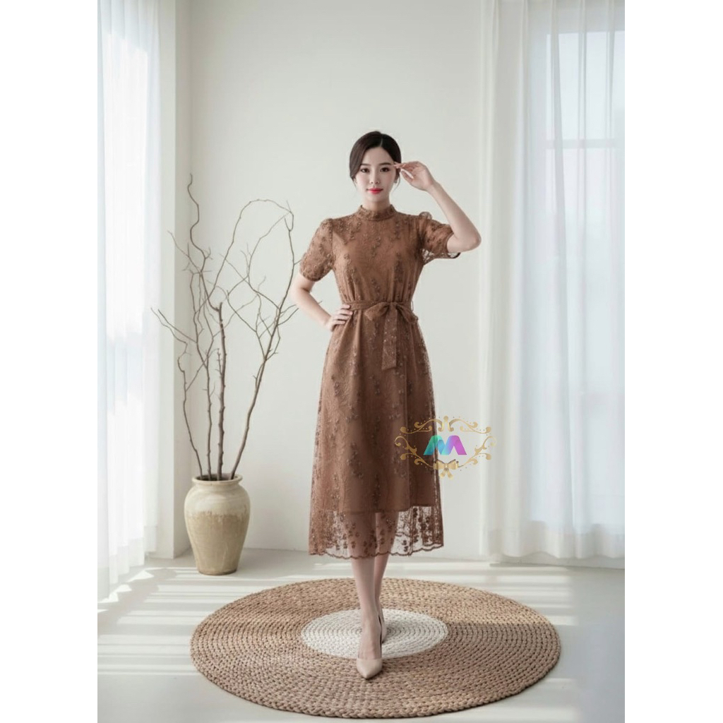 bridesmaid dress brokat GBD226 Dusty Blue BOHO Butterfly Sleeve Bridesmaid Dress main image 0