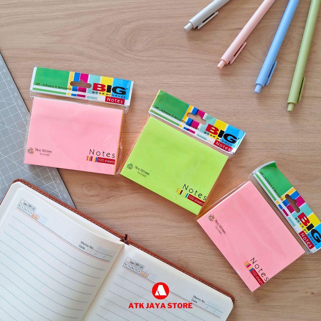 Jual BIG Stick Notes 76 x 76 mm | Shopee Indonesia
