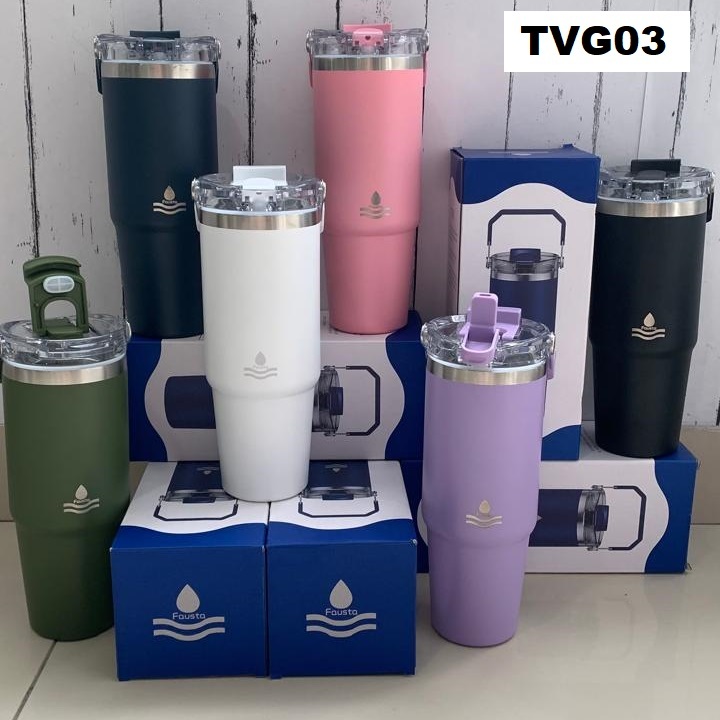 Jual Termos Vakum Tumbler Botol Minum Stainless Steel Anti Karat Fausta ...