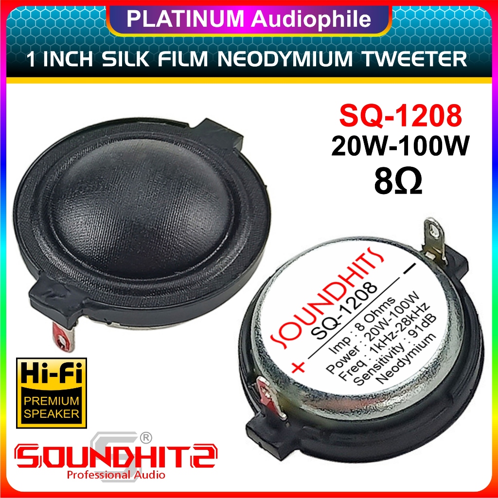 Jual Tweeter 1 Inch 4-8 ohm 20W-100W Tweter 1