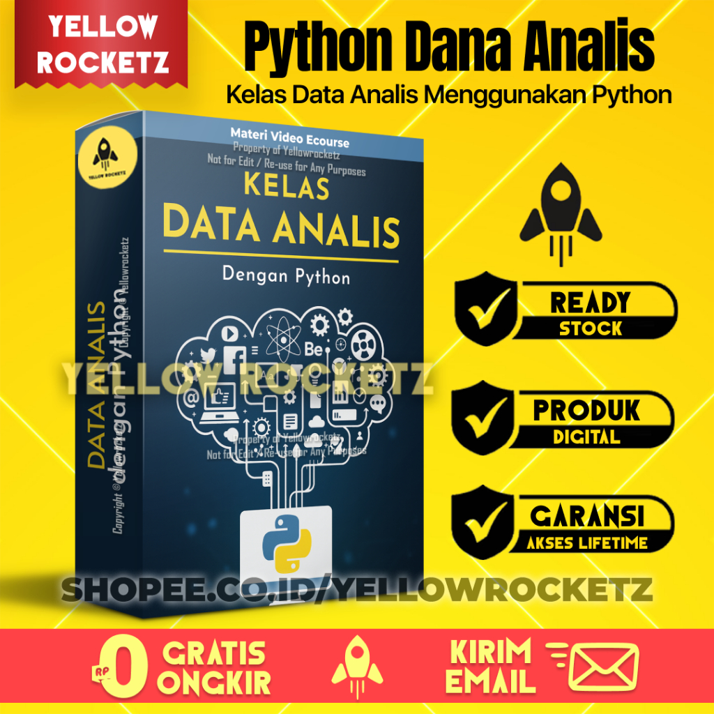 Jual Kelas DATA ANALIS PYTHON - Analisa Data Python Programming Dari ...