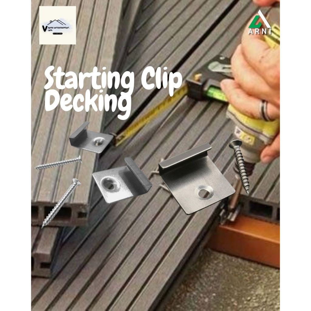 Jual Aksesoris WPC Decking / Starting Clip - Penahan Awal untuk ...