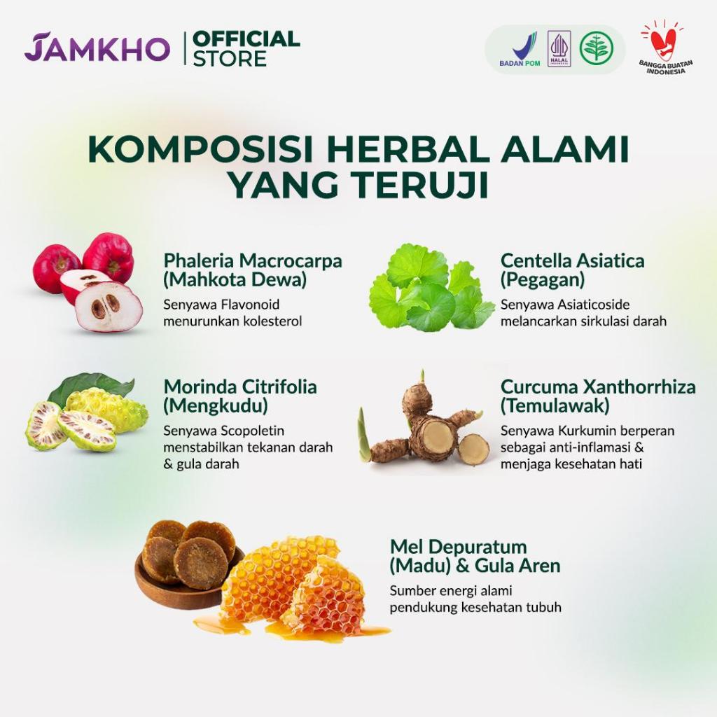 Jual Paket 7 Jamkho 100ml Herbal Penurun Kolesterol LDL Alami Kesehatan ...