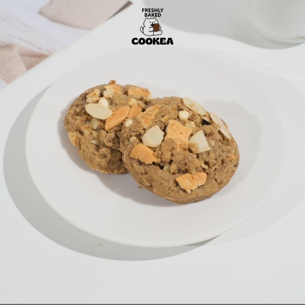 Jual Hojicha Almond Cookies by Cookea | Shopee Indonesia