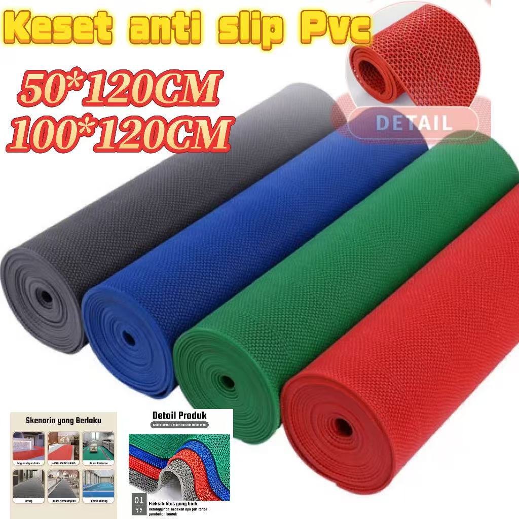 Jual Keset Karpet PVC Anti Slip Jaring 100x120cm/ Keset Lantai Kamar ...