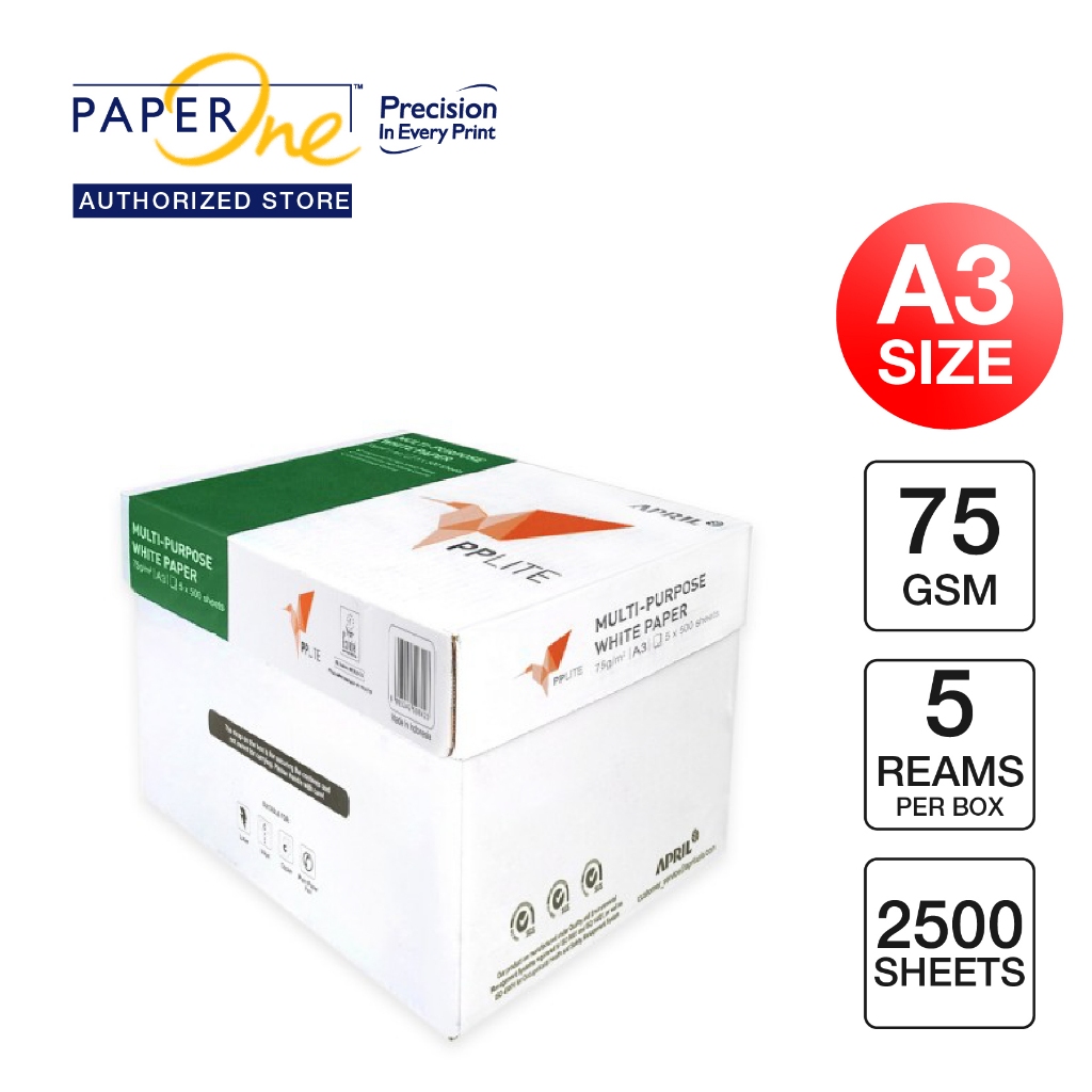 [GROSIR] PP Lite Kertas A4/F4/A3 75gr Copier 10 Box (50 Rim) Kertas HVS A4 Kertas Fotocopy - Free Ongkir (3)