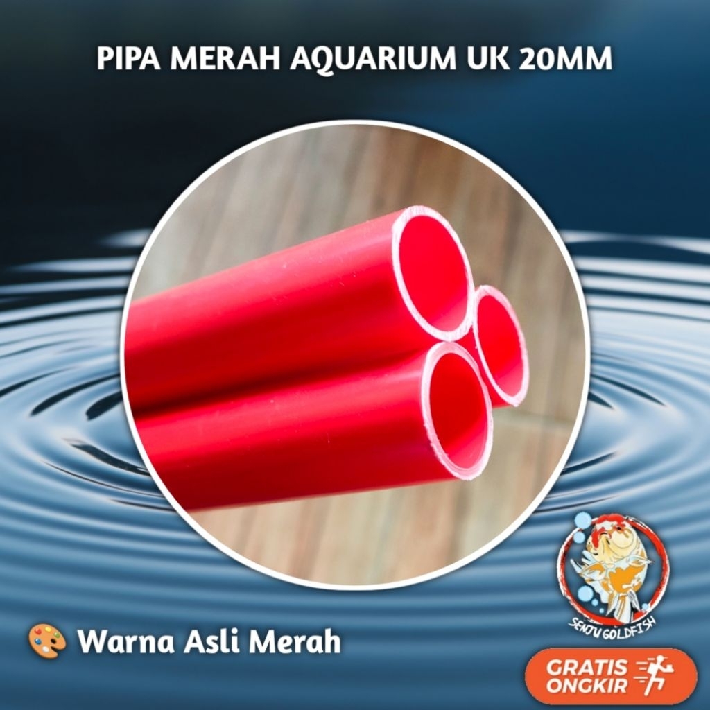 Jual Pipa SG Merah Aquarium 20mm Compatible With TY Pipe | Shopee Indonesia