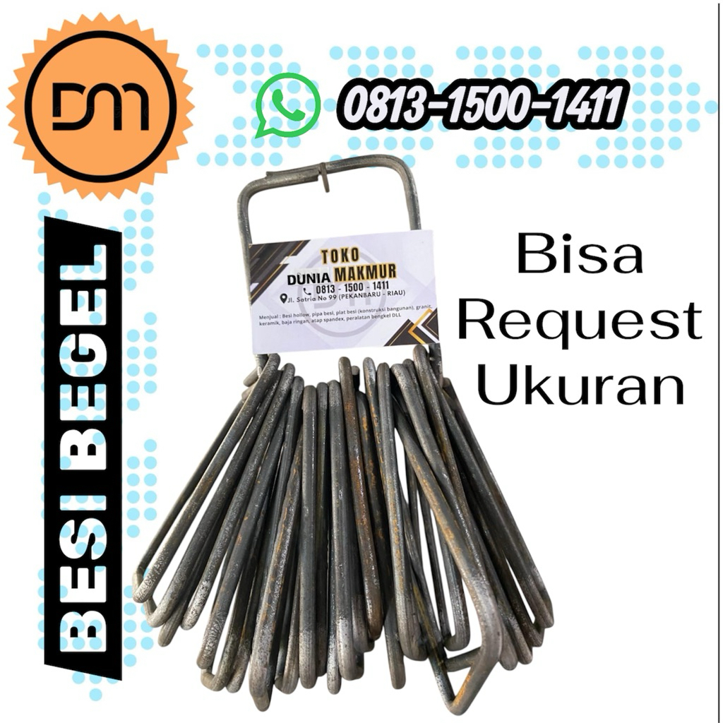 Jual DM - Promo begel besi 8x12 / Begel besi / Ring besi / Cincin besi ...