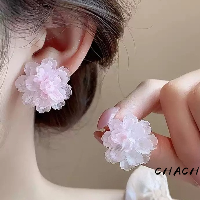Jual B1G1 S ACC Anting Bunga Gardenia dengan Mutiara Hutan - Desain ...