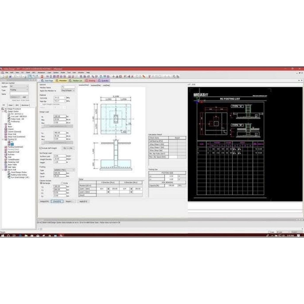 Jual MIDAS Design 2021 v3.1 x64 bisa win 11 midas Design+ 2021 v3.1 ...