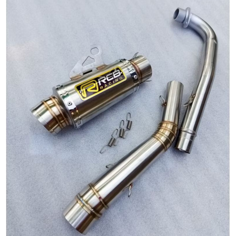 Jual RCB exhaust Pipe 51mm canister conical open specs exhaust pipe for ...