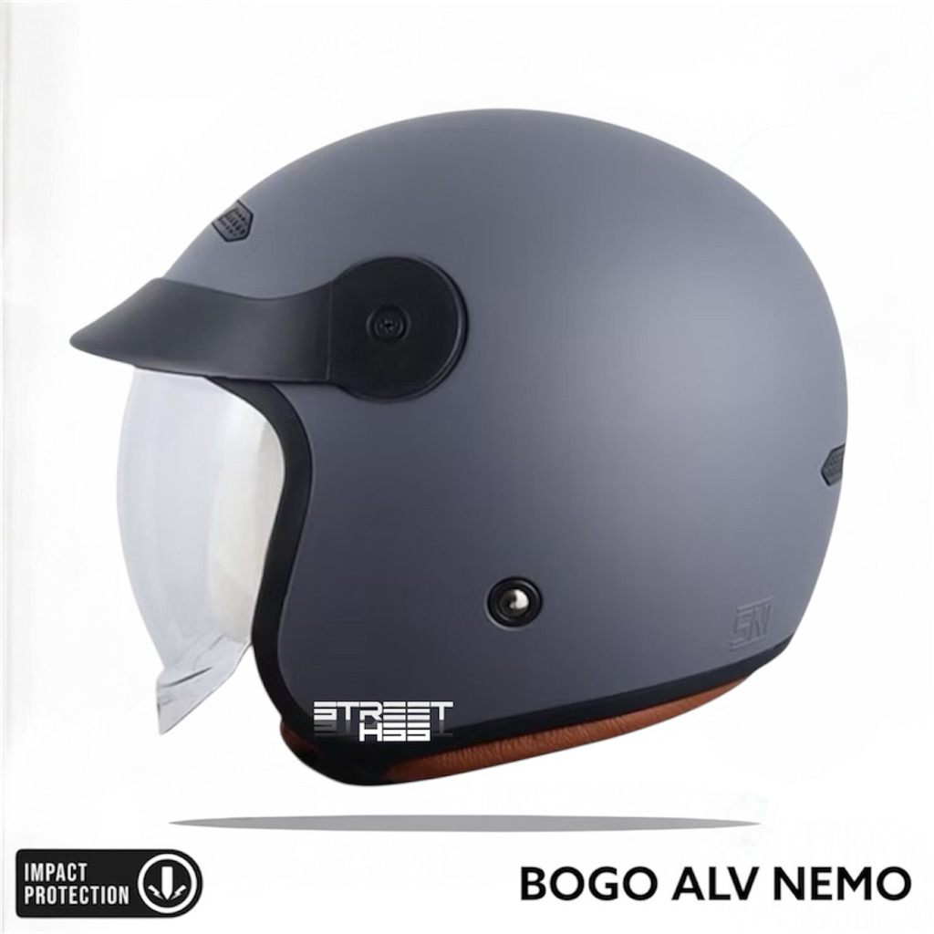 Jual HELM BOGO RETRO ALV NEMO TERBARU | Shopee Indonesia