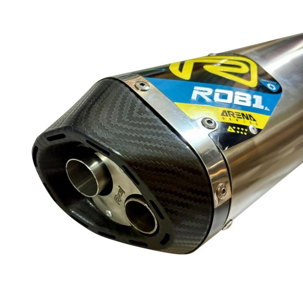 Jual Knalpot ROB1 Standar Racing Oval Stainless Terminator XMAX 250 OLD ...