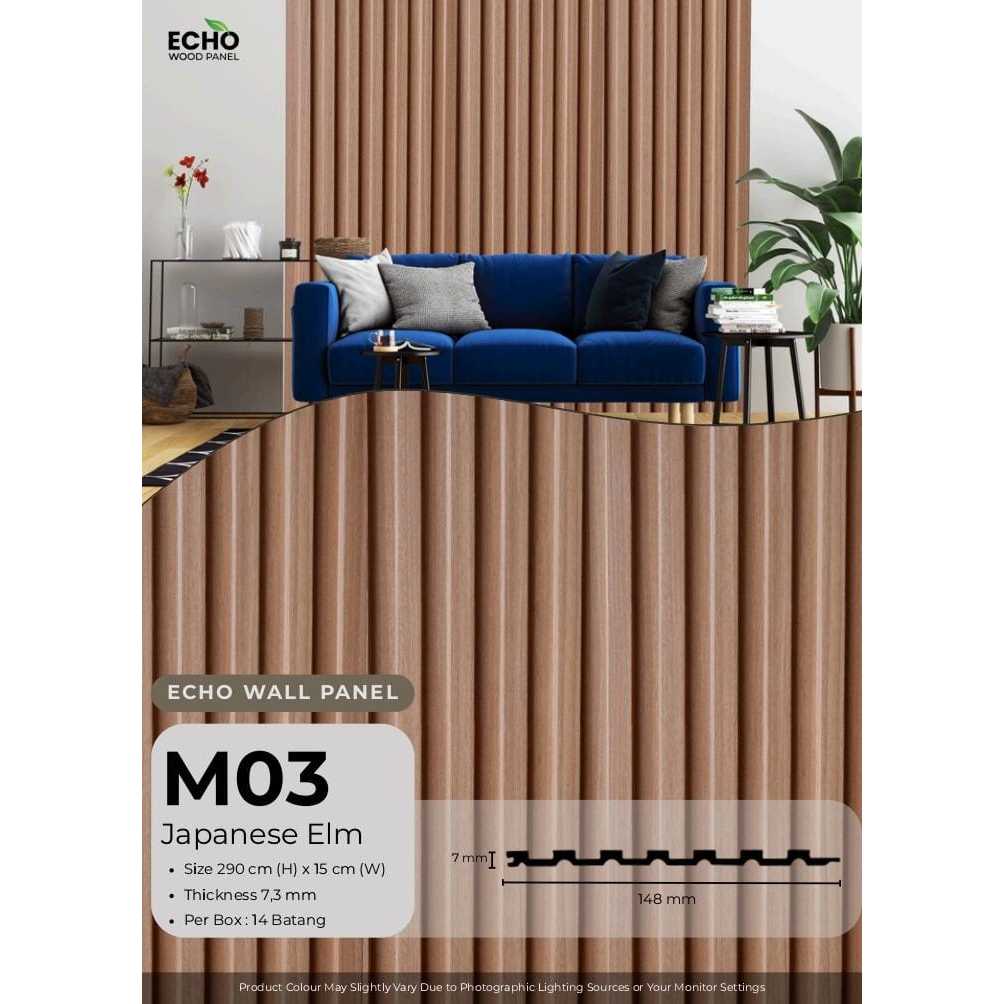 Jual ECHO WPC Wallpanel / Dinding WPC Interior KODE M ukuran 148x290 cm ...