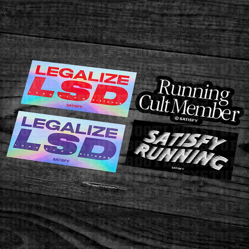Jual SATISFY - Sticker Hologram SATISFY RUNNING (BOOTLEG) | Shopee ...